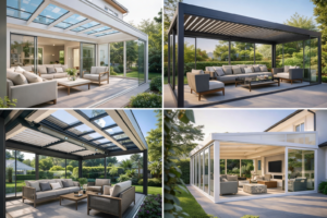 Hazır kış bahçesi modelleri, modern cam sistemli kış bahçesi tasarımları ve farklı hazır kış bahçesi uygulama örnekleri