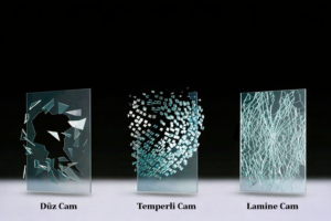 Cam türlerinin kırılma şekilleri karşılaştırması düz cam temperli cam ve lamine cam farkları