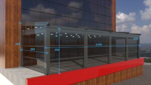 kış bahçesi teras kapama sistemi uygulaması