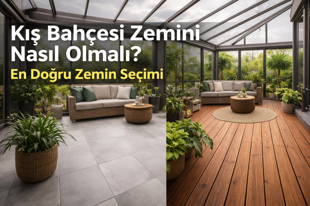 kış bahçesi yaptırırken dikkat edilmesi gereken modern cam kış bahçesi örneği