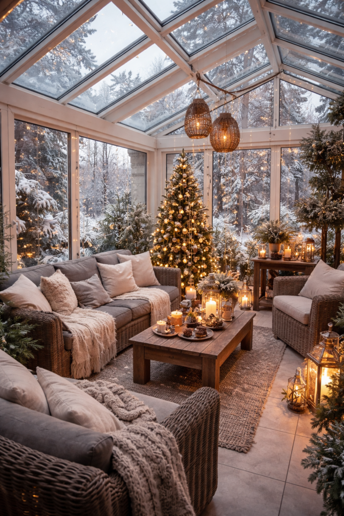 kış bahçesi profilleri ile oluşturulmuş alüminyum kış bahçesi sistemi