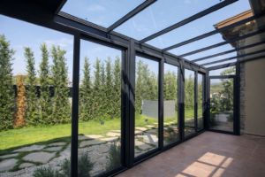 Tekirdağ kış bahçesi sistemleri cam tavanlı modern bahçe kış bahçesi uygulaması