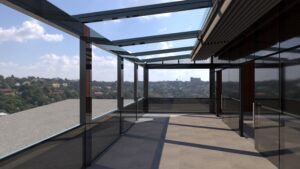 ısı yalıtımlı kış bahçesi sistemi kapalı alan uygulaması