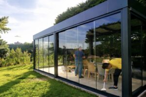 Adalar kış bahçesi uygulaması modern cam sistem Büyükada Heybeliada kış bahçesi modeli