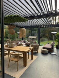 lüks açılır kapanır pergola kış bahçesi sistemi