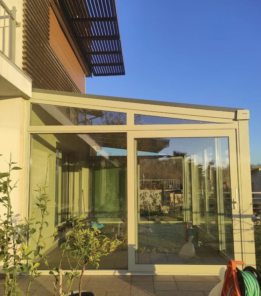 Antriva Evleri Riva kış bahçesi cam kış bahçesi uygulaması