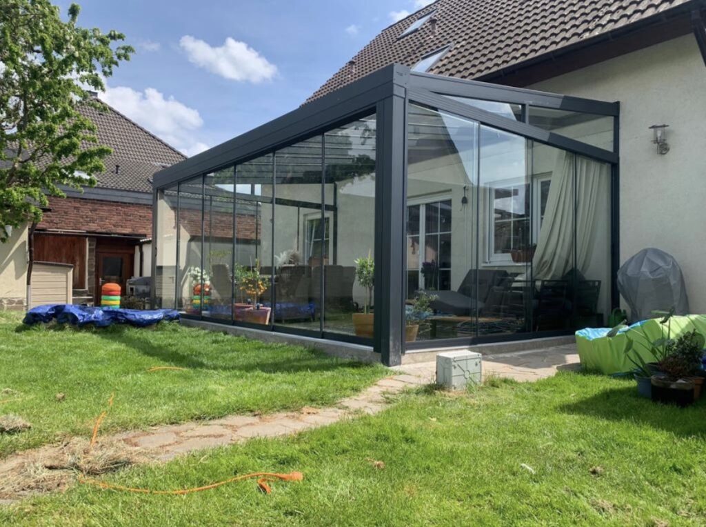 kocaeli kış bahçesi uygulaması modern alüminyum cam kış bahçesi sistemi