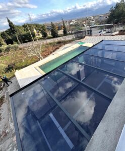 Bayrampaşa kış bahçesi cam tavan sistemi modern uygulama Nur Kış Bahçesi