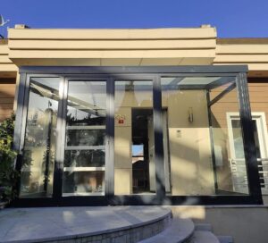 turhal kış bahçesi cam sistemleri nur kış bahçesi modern veranda kapama tokat