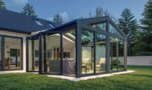 Tekirdağ beşik çatılı kış bahçesi sistemleri modern cam uygulama