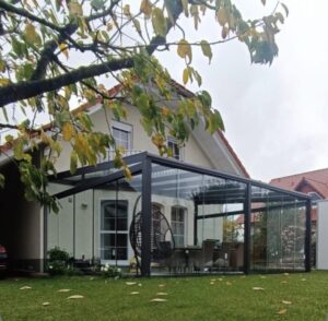 Havsa kış bahçesi pergola cam sistem bahçe uygulaması Nur Kış Bahçesi