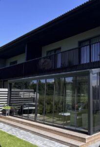 Karacabey cam kış bahçesi sürgülü sistem modern kış bahçesi uygulaması