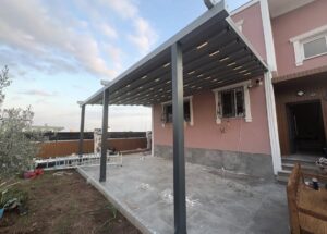 Gemlik pergola kış bahçesi cam kış bahçesi şeffaf kış bahçesi sistemi