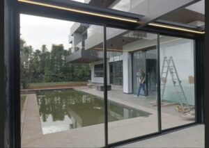 Çelikhan kış bahçesi cam tavanlı veranda sistemi