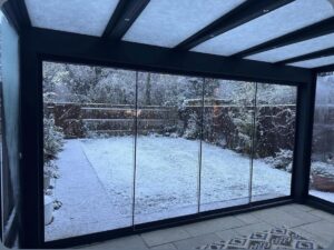 Afyonkarahisar kış bahçesi sürme cam sistemi