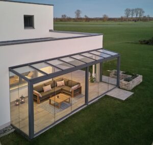 Bolvadin sürme cam kış bahçesi sistemi