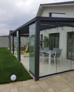 Çobanlar villa tipi kış bahçesi sistemi