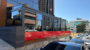 modern kış bahçesi cam sistem alüminyum tasarım