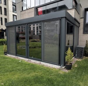 Taşlıçay cam tavan kış bahçesi veranda kapama sistemi