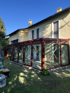 Elmadağ sürgülü cam kış bahçesi modeli