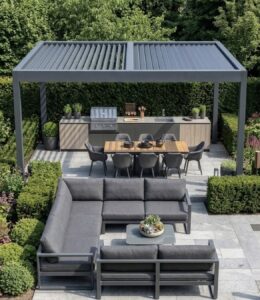 Ayaş bioklimatik pergola sistemi