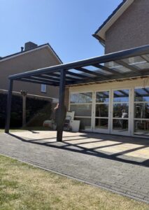 Kepez cam tavan kış bahçesi sistemi modern veranda kapama uygulaması
