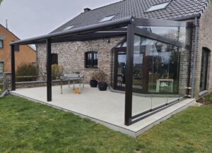 Gündoğmuş modern cam kış bahçesi uygulaması