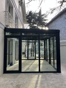 Alüminyum ve PVC kış bahçesi