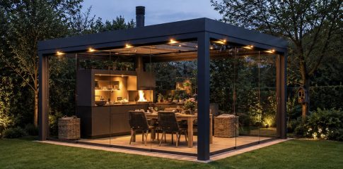 Gümüşhacıköy pergola ve kış bahçesi cam sistemi