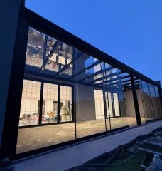 Besni kış bahçesi alüminyum ve cam kapalı veranda sistemi