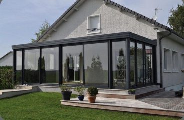 Gülağaç sürgülü cam kış bahçesi modern yaşam alanı