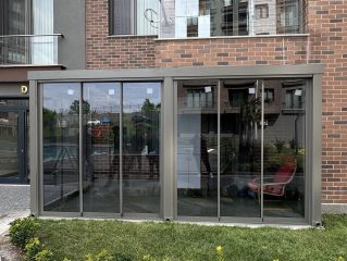 Çankaya kış bahçesi ve modern pergola sistemi