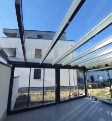 Sincan cam tavan kış bahçesi sistemi ve teras kapatma uygulaması